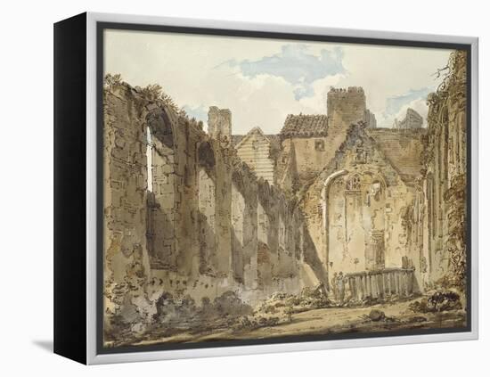 The Ruins of the Chapel in the Savoy Palace-Thomas Girtin-Framed Premier Image Canvas