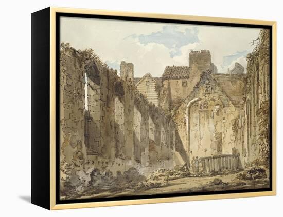 The Ruins of the Chapel in the Savoy Palace-Thomas Girtin-Framed Premier Image Canvas