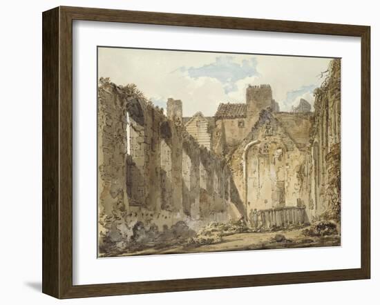 The Ruins of the Chapel in the Savoy Palace-Thomas Girtin-Framed Giclee Print