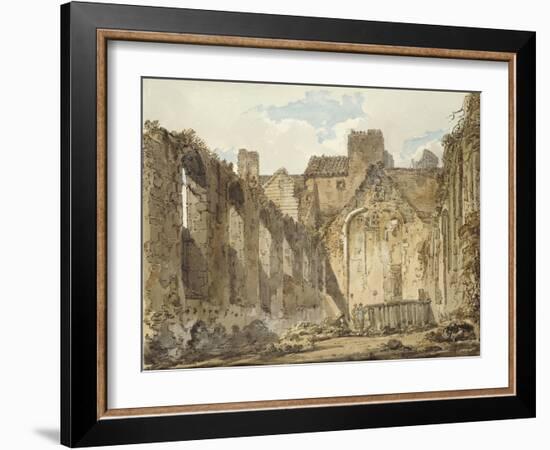 The Ruins of the Chapel in the Savoy Palace-Thomas Girtin-Framed Giclee Print