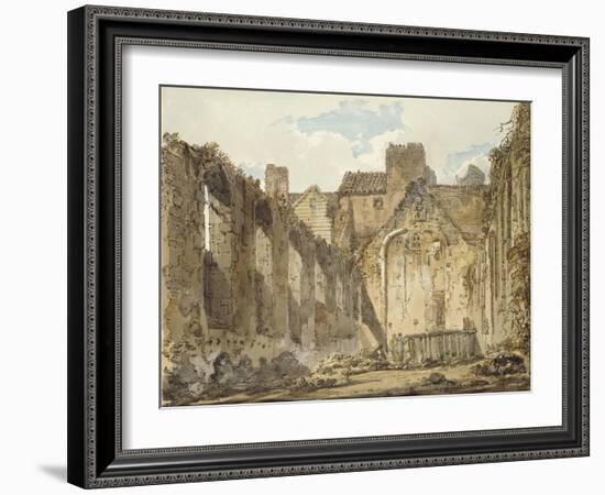 The Ruins of the Chapel in the Savoy Palace-Thomas Girtin-Framed Giclee Print