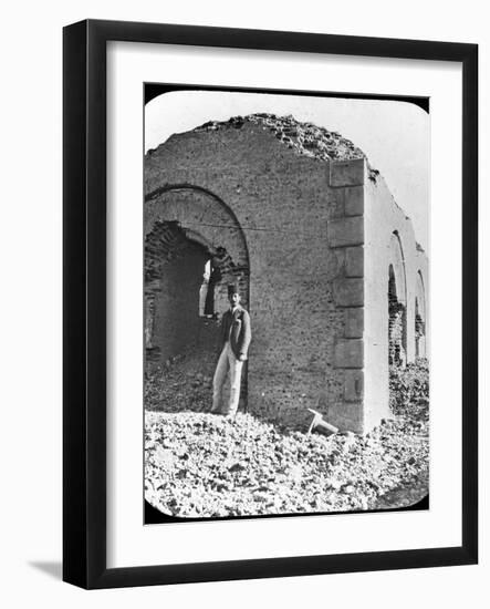 The Ruins of the Mahdi's Tomb in Omdurman, Sudan, C1898-Newton & Co-Framed Photographic Print