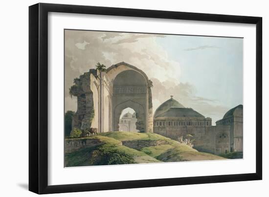 The Ruins of the Palace at Madurai, 1798-Thomas Daniell-Framed Giclee Print
