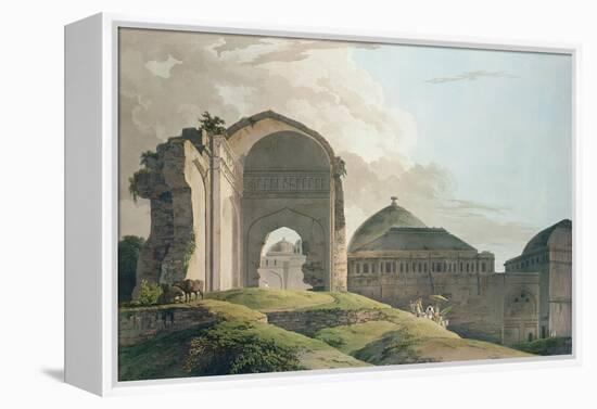 The Ruins of the Palace at Madurai, 1798-Thomas Daniell-Framed Premier Image Canvas