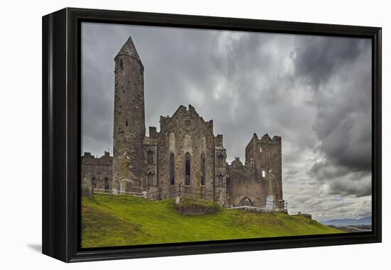 The ruins of the Rock of Cashel, Cashel, County Tipperary, Munster, Republic of Ireland, Europe-Nigel Hicks-Framed Premier Image Canvas