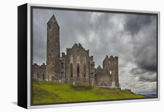 The ruins of the Rock of Cashel, Cashel, County Tipperary, Munster, Republic of Ireland, Europe-Nigel Hicks-Framed Premier Image Canvas