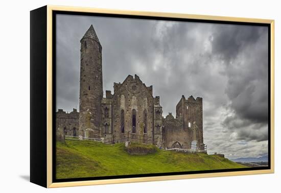 The ruins of the Rock of Cashel, Cashel, County Tipperary, Munster, Republic of Ireland, Europe-Nigel Hicks-Framed Premier Image Canvas