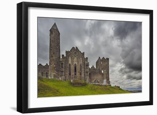 The ruins of the Rock of Cashel, Cashel, County Tipperary, Munster, Republic of Ireland, Europe-Nigel Hicks-Framed Photographic Print