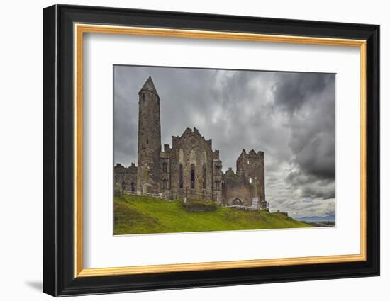 The ruins of the Rock of Cashel, Cashel, County Tipperary, Munster, Republic of Ireland, Europe-Nigel Hicks-Framed Photographic Print