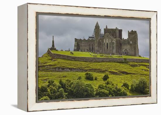 The ruins of the Rock of Cashel, Cashel, County Tipperary, Munster, Republic of Ireland, Europe-Nigel Hicks-Framed Premier Image Canvas