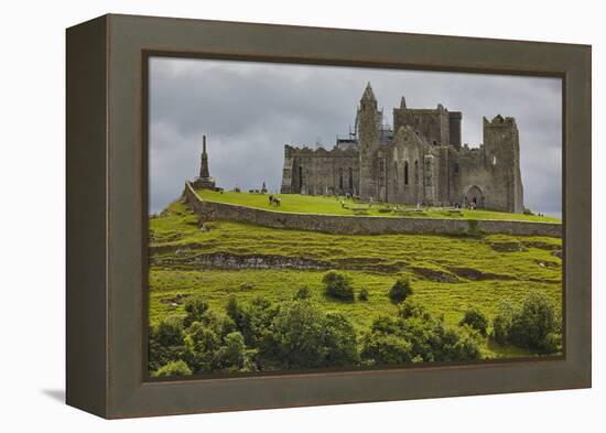 The ruins of the Rock of Cashel, Cashel, County Tipperary, Munster, Republic of Ireland, Europe-Nigel Hicks-Framed Premier Image Canvas