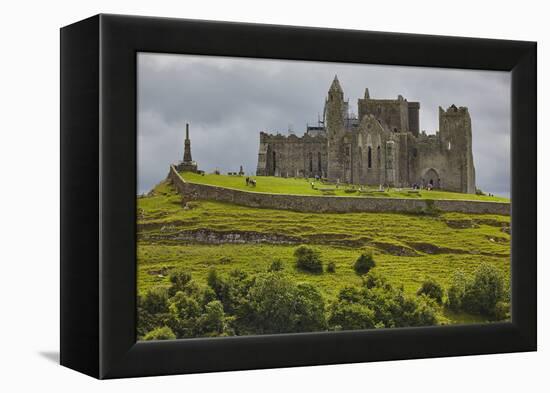 The ruins of the Rock of Cashel, Cashel, County Tipperary, Munster, Republic of Ireland, Europe-Nigel Hicks-Framed Premier Image Canvas