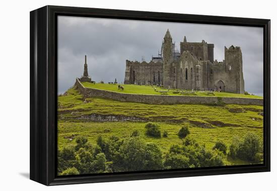 The ruins of the Rock of Cashel, Cashel, County Tipperary, Munster, Republic of Ireland, Europe-Nigel Hicks-Framed Premier Image Canvas