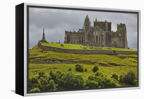 The ruins of the Rock of Cashel, Cashel, County Tipperary, Munster, Republic of Ireland, Europe-Nigel Hicks-Framed Premier Image Canvas