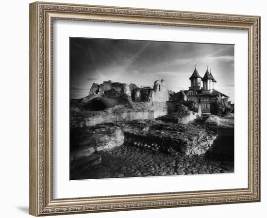 The Ruins of Vlad Dracul's Palace, Tirgoviste, Romania-Simon Marsden-Framed Giclee Print