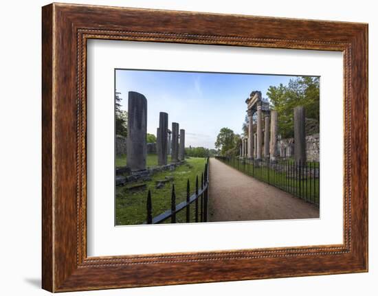 The Ruins, Originally from Leptis Magna, a Roman Town Near Tripoli-Charlie Harding-Framed Photographic Print