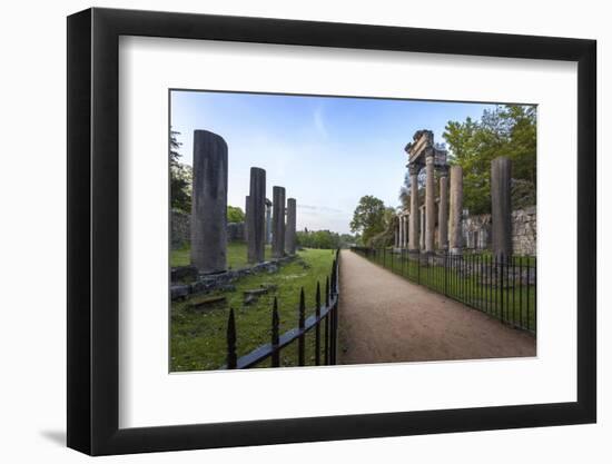 The Ruins, Originally from Leptis Magna, a Roman Town Near Tripoli-Charlie Harding-Framed Photographic Print