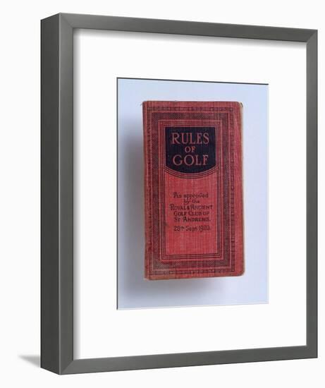 The Rules of Golf, 1920-Unknown-Framed Giclee Print