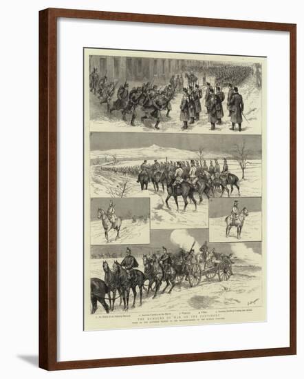 The Rumours of War on the Continent-Godefroy Durand-Framed Giclee Print