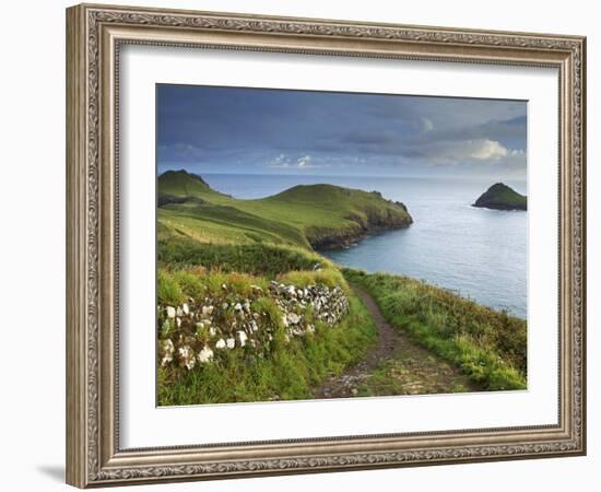 The Rumps, Pentire Point, Cornwall, England, United Kingdom, Europe-Jeremy Lightfoot-Framed Photographic Print