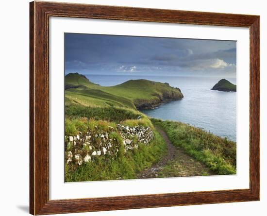 The Rumps, Pentire Point, Cornwall, England, United Kingdom, Europe-Jeremy Lightfoot-Framed Photographic Print