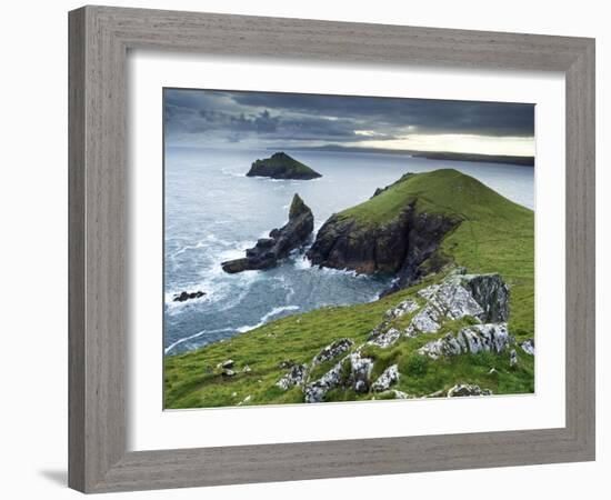 The Rumps, Pentire Point, Cornwall, England, United Kingdom, Europe-Jeremy Lightfoot-Framed Photographic Print