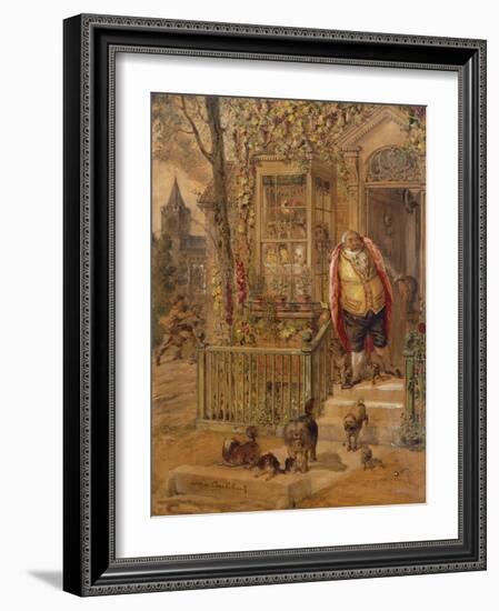 The Run-Away Knock-George Cruikshank-Framed Giclee Print