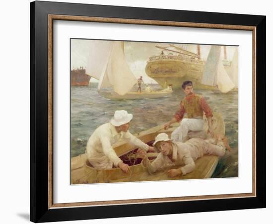 The Run Home, 1902-Henry Scott Tuke-Framed Giclee Print