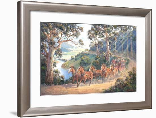 The Run Home-John Bradley-Framed Giclee Print