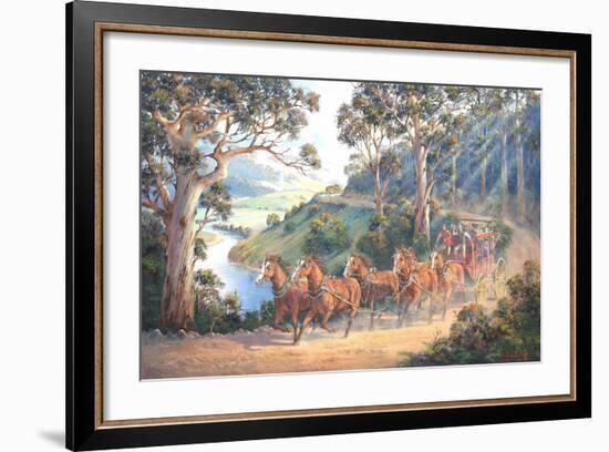 The Run Home-John Bradley-Framed Giclee Print