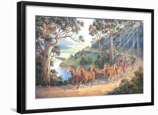 The Run Home-John Bradley-Framed Giclee Print