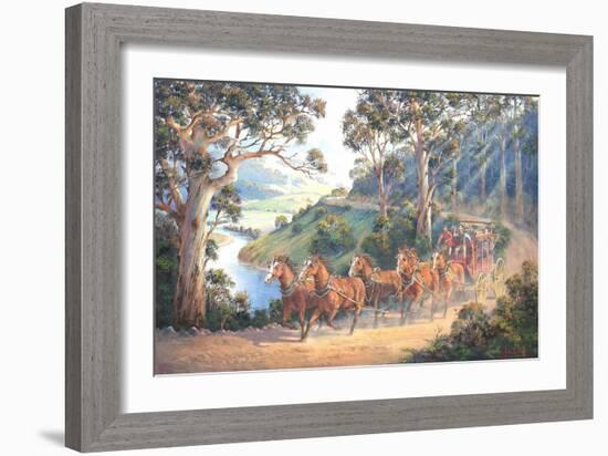 The Run Home-John Bradley-Framed Giclee Print