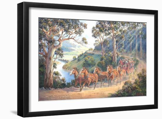 The Run Home-John Bradley-Framed Giclee Print