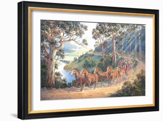 The Run Home-John Bradley-Framed Giclee Print