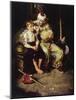 The Runaway (or Runaway Boy and Clown)-Norman Rockwell-Mounted Giclee Print