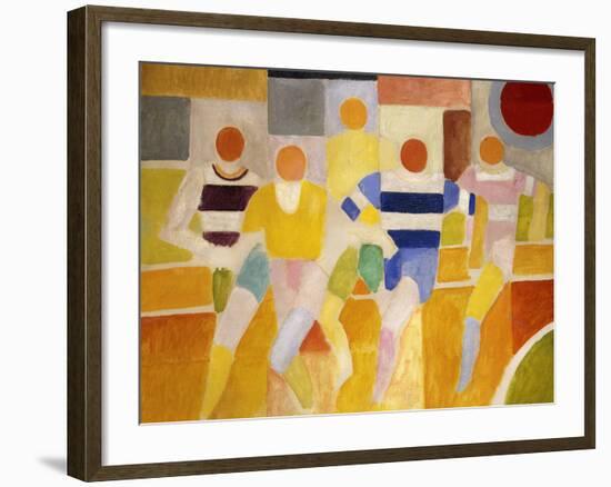 The Runners, 1926-Robert Delaunay-Framed Giclee Print