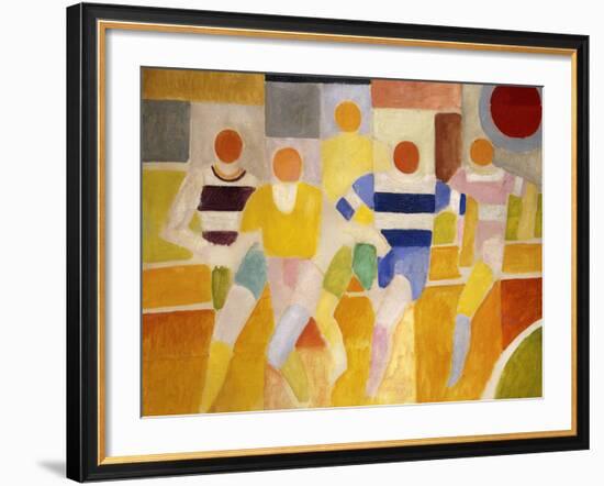 The Runners, 1926-Robert Delaunay-Framed Giclee Print