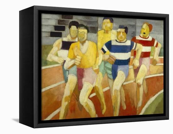 The Runners, C.1924-Robert Delaunay-Framed Premier Image Canvas