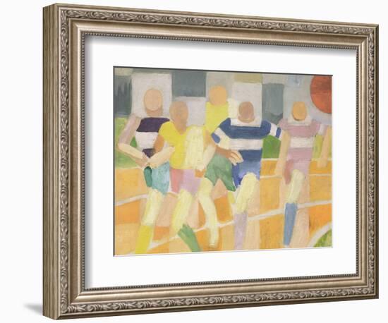 The Runners, c.1924-Robert Delaunay-Framed Giclee Print