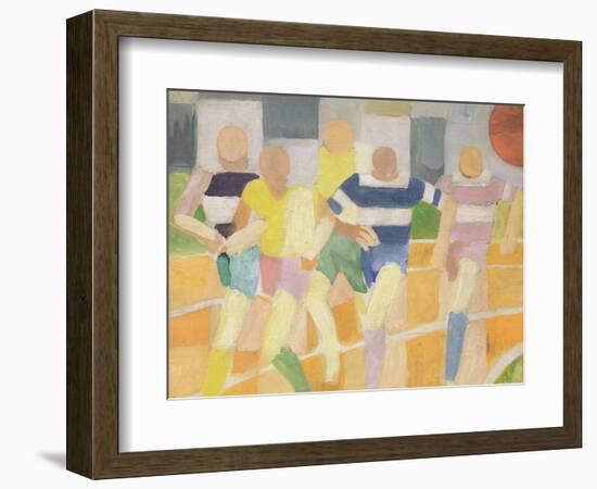 The Runners, c.1924-Robert Delaunay-Framed Giclee Print