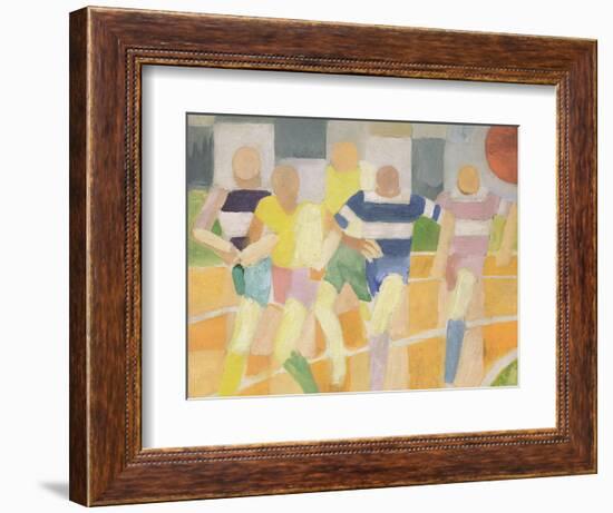 The Runners, c.1924-Robert Delaunay-Framed Giclee Print