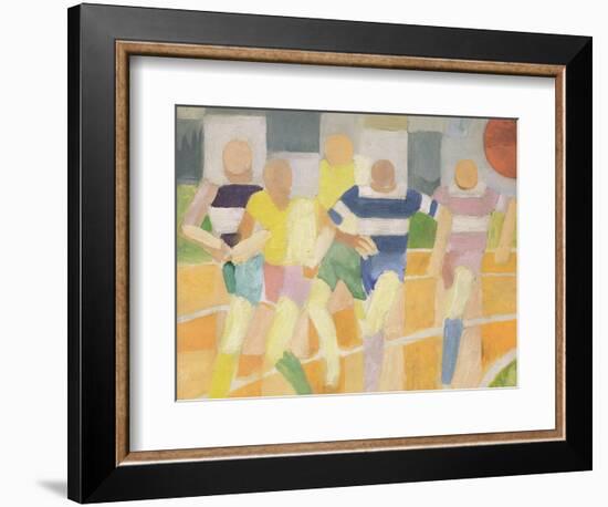 The Runners, c.1924-Robert Delaunay-Framed Giclee Print