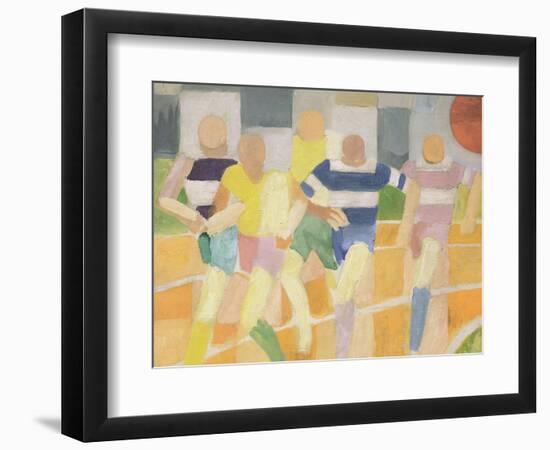 The Runners, c.1924-Robert Delaunay-Framed Giclee Print