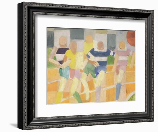 The Runners, c.1924-Robert Delaunay-Framed Giclee Print