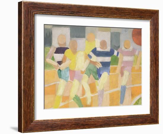 The Runners, c.1924-Robert Delaunay-Framed Giclee Print