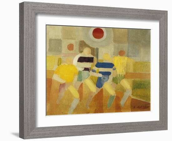 The Runners on Foot, C.1920-Robert Delaunay-Framed Giclee Print