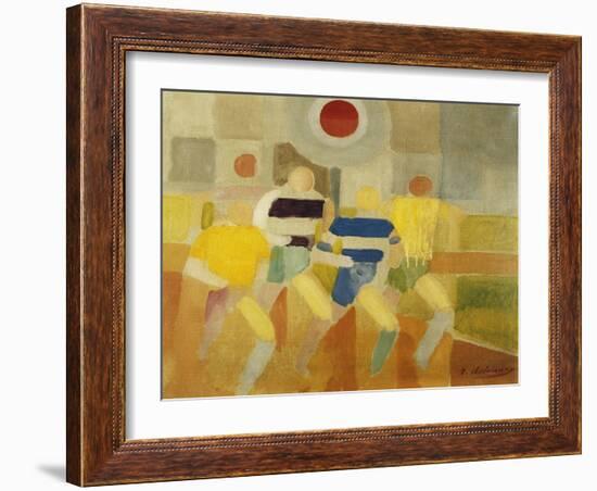 The Runners on Foot, C.1920-Robert Delaunay-Framed Giclee Print