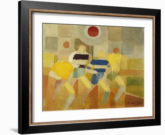 The Runners on Foot, C.1920-Robert Delaunay-Framed Giclee Print