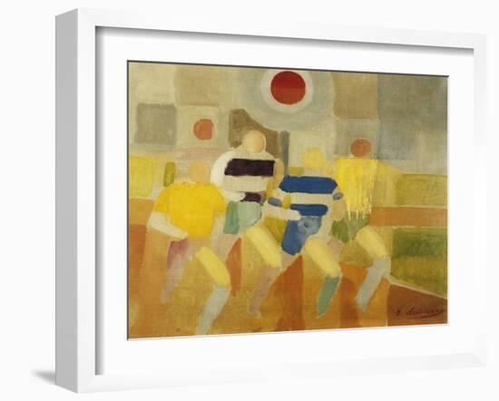 The Runners on Foot, C.1920-Robert Delaunay-Framed Giclee Print