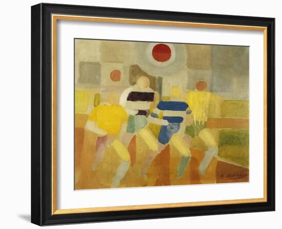 The Runners on Foot, C.1920-Robert Delaunay-Framed Giclee Print